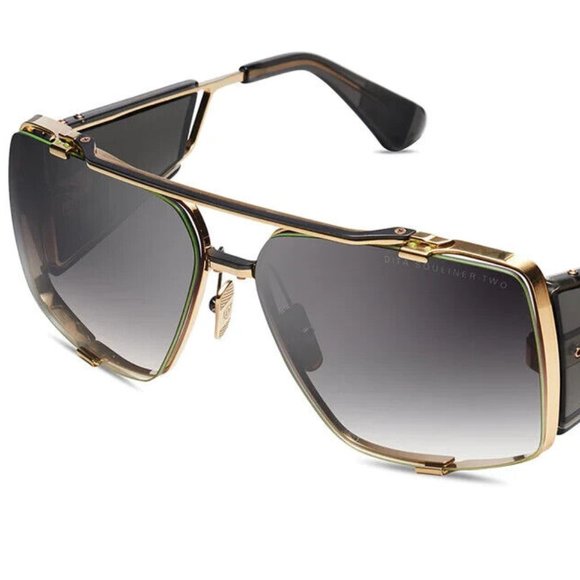 DITA Accessories - New DITA SOULINER-TWO DTS136-64-01-Z Gold/Black Iron/Grey Sunglass $,1.100+ TAX